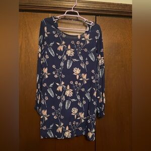 Billabong Floral Navy Dress